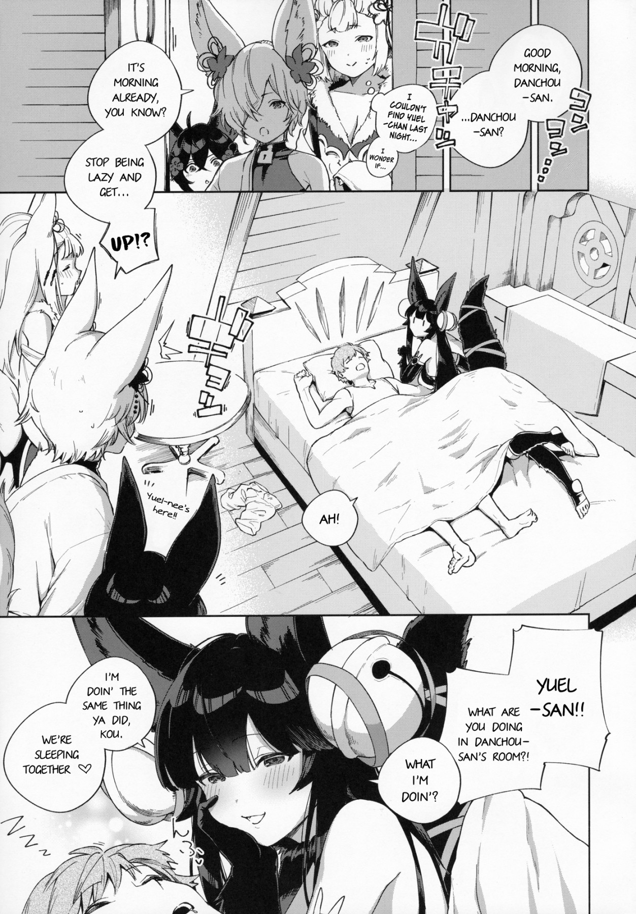 Hentai Manga Comic-Sleeping Together With Yuel-Read-28